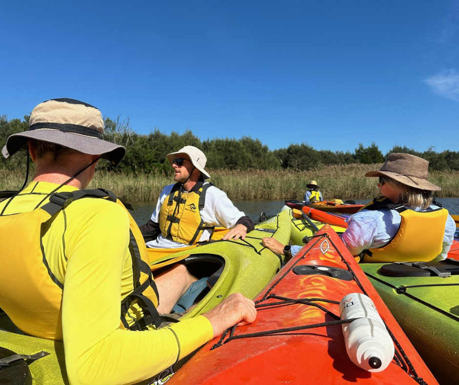 Kayakers on the Tarwin River