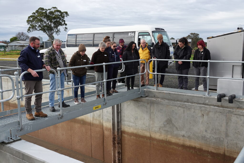 WGCMA Staff and CEN members at a SRW off take at Newry